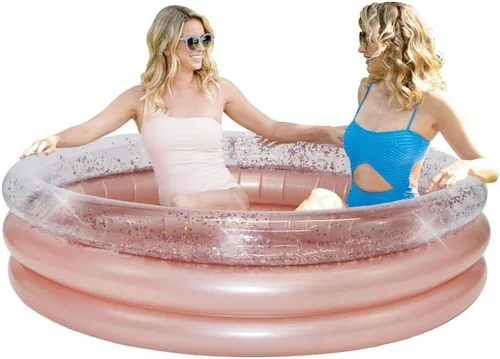 Vista 9 de Colección de juguetes inflables con diseño de sirena de PoolCandy, flotadores de piscina, pelotas de playa, piscinas para tomar el sol, balsas