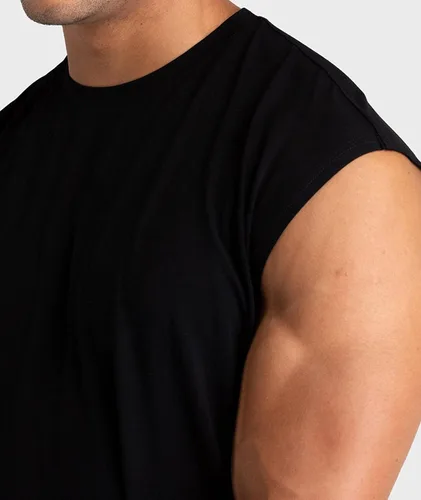 Vista 4 de Holure Paquete de 1 o 3 o 5 camisetas sin mangas para hombre, camisetas sin mangas de entrenamiento, camisetas atléticas para entrenamiento