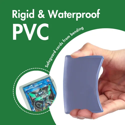 Vista 6 de Cargadores superiores para tarjetas, protectores de tarjetas de 3 x 4 pulgadas para comercio colectivo, portatarjetas protectoras deportivas