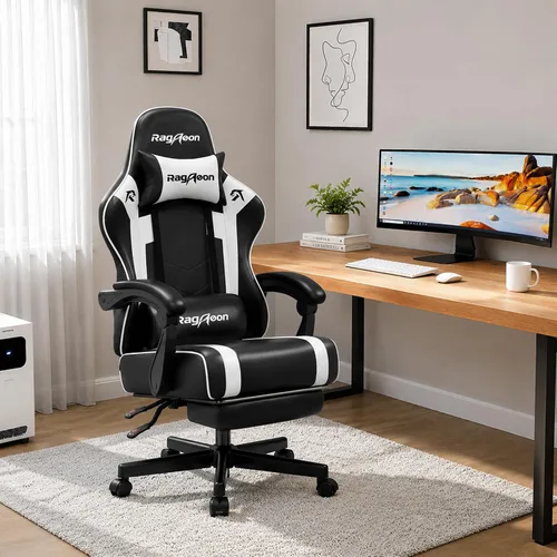 Vista 2 de Silla ergonómica de PC para adultos, soporte de 7 puntos