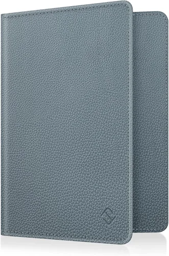 Vista 28 de Fintie - Funda para pasaporte, billetera de viaje delgada con bloqueo RFID, estuche para tarjetas, protector para pasaporte, elementos esenciales