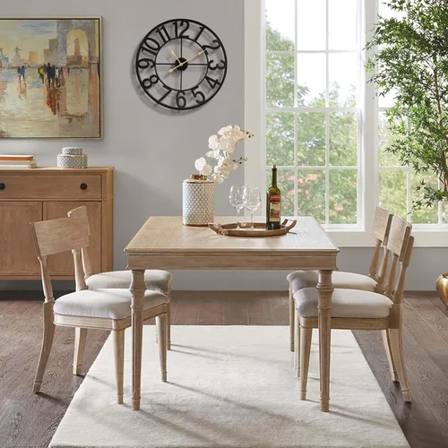 Vista 8 de Reloj de pared grande de 24 pulgadas, relojes de pared metálicos con números arábigos extragrandes para decoración de sala de estar, dormitorio