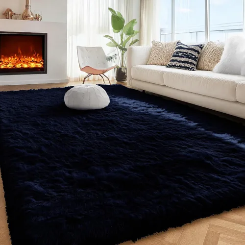 Vista 46 de Alfombras grises pequeñas para dormitorio, 2 x 4 pies, alfombras de pasillo lavables de felpa para pasillo 2- Gris
