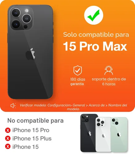 Vista 9 de TORRAS Funda magnética Ostand para iPhone 15 Pro Max, probada en caídas de grado militar, compatible con MagSafe, soporte plegable integrado, parte