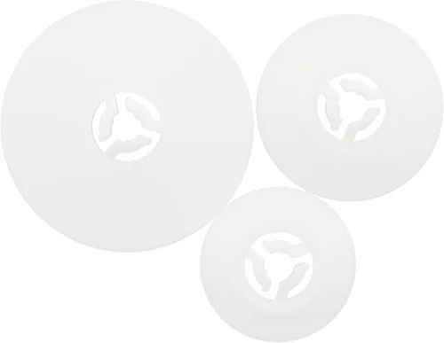 Vista 4 de CXMTECH Cubierta de bobina de repuesto para máquina de coser, 3 piezas, 40/30/0.984 in, soporte roscado de plástico blanco