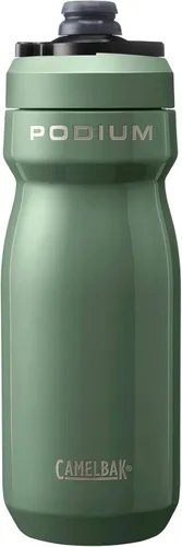Vista 27 de CamelBak Podium - Botella de agua para bicicleta de acero inoxidable con aislamiento de acero, retención de frío para ciclismo, 12 onzas, color negro