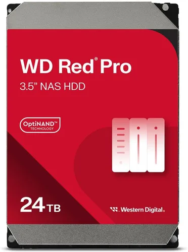Vista 17 de Western Digital 2TB WD Red Plus Disco duro interno NAS HDD - 5400 RPM, SATA 6 Gb/s, CMR, caché de 64 MB, 3.5" -WD20EFPX
