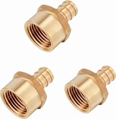 Vista 10 de 2 piezas EFIELD 3/4 pulgadas PEX Fitting, 3/4 pulgadas Pex hembra adaptador
