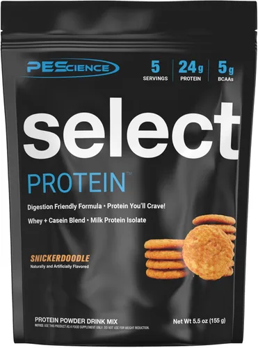 Vista 24 de PEScience Select Protein Powder, mezcla de suero y caseína, proteína limpia en polvo para mujeres y hombres, baja en calorías, baja