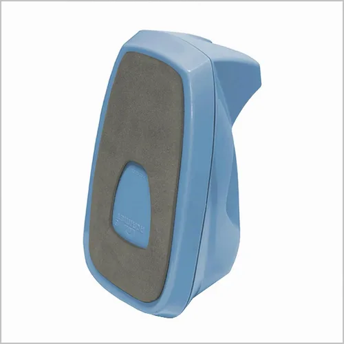 Vista 8 de Acrimet Dispensador de cinta de escritorio premium, plástico, base antideslizante (resistente) (color azul claro) Heavyweight non-slip base for