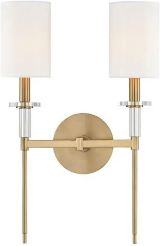Vista 6 de Hudson Valley Lighting 8511-PN Amherst - Aplique de pared con 1 luz, color acabado: níquel pulido