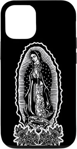 Vista 26 de Funda para iPhone 16 Nuestra Señora Virgen De Guadalupe Virgen María Tattoo Hombres Mujeres