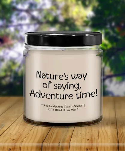 Vista 4 de Baby Announcement Gift Candle for her Funny Mother's Day Wife Gifts for New Mom or Parents Gift idea Pregnancy Gift Christmas Nature's Way of Saying