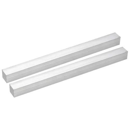 Vista 16 de uxcell Barra plana cuadrada de aluminio, 1-1/2" de espesor 1-1/2" de ancho 12" de longitud Barra cuadrada de aluminio 6061, placa plana de aluminio