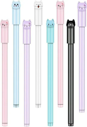 Vista 11 de Animal Llama Alpaca Oveja Camel Bolígrafos de Gel Set Moda Lindo Colorido Kawaii Encantador Colorido Bolígrafos de Gel de Oficina Material Escolar