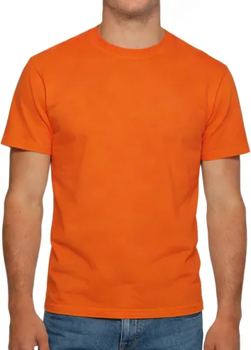 Vista 5 de Camiseta de manga corta con cuello redondo para hombre