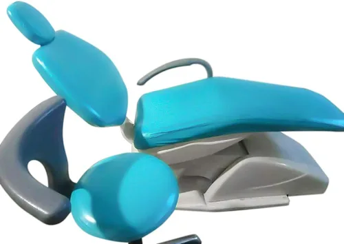 Vista 5 de Rigoberto - Juego de 4 fundas protectoras para sillas dentales, seda de leche avanzada + TPU + película compuesta impermeable (tamaño promedio, azul)