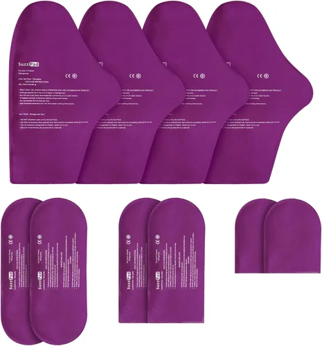 Vista 7 de SuzziPad Calcetines fríos y paquete de hielo para manos, guantes de enfriamiento para quimioterapia, paquete de cuidado de quimioterapia
