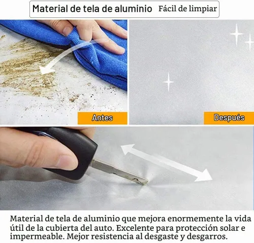 Vista 6 de Funda para Media Carrocería de Automóvil con Algodón Cubiertas para Carrocería de Auto para Todo Tipo de Clima Exterior Interior para Todas