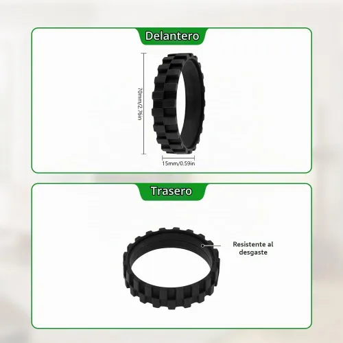 Vista 5 de Kit de Repuesto de Rueda de Bola Delantera Compatible con Modelos iRobot Roomba de las Series 500, 600, 700, 800, 900, e e i.