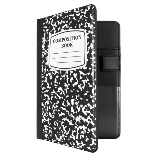 Vista 30 de CoBak Libreta para servidores de alta calidad: organizador de cartera de camarero de 5.12 x 7.91 pulgadas en piel auténtica, con 8 bolsillos
