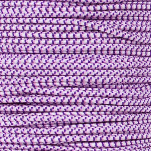 Vista 52 de West Coast Paracord Cuerda elástica de nailon para bungee de 1/2 pulgada (13 mm x 3 metros, púrpura brillante)
