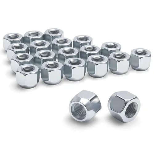 Vista 9 de dynofit Tuercas de llanta de 1/2 pulgada a 20 compatibles con Ford Ranger Mustang Jeep Grand Cherokee Wrangler, 20 tuercas cromadas de 1/2 x 20
