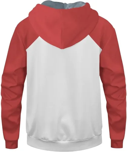 Vista 4 de DEXSHUN Saitama - Sudadera con capucha de anime para niños y adolescentes, para Navidad, cumpleaños, cálida y cómoda, regalo