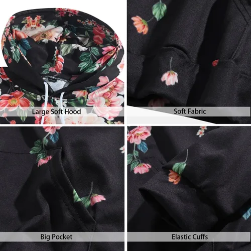 Vista 4 de Sweets Graphic - Sudadera unisex con capucha y bolsillos grandes