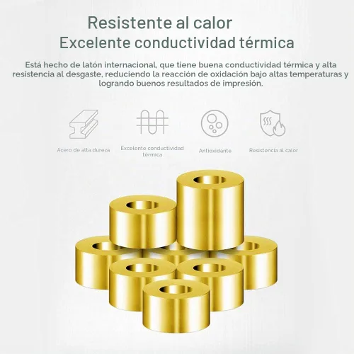 Vista 6 de 12pcs Ender 3 Series 0.02 in MK Boquillas para Creality 3D Impresora