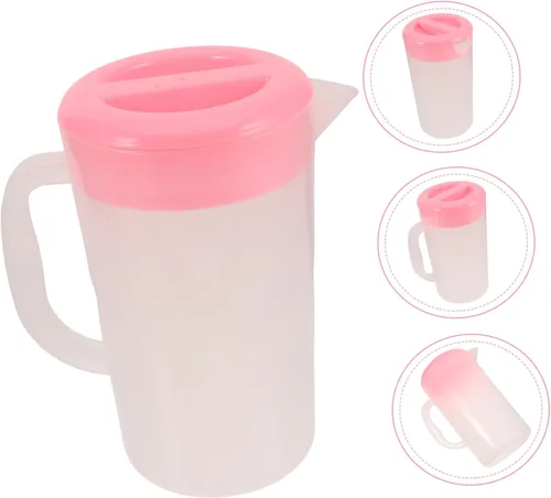 Vista 9 de DOITOOL Recipiente de almacenamiento de bebidas de gran capacidad, resistente al calor, jarra de agua fría, jarra de jugo de plástico, tetera
