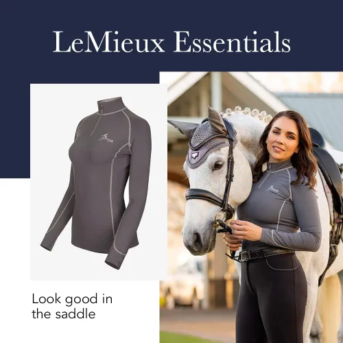 Vista 2 de LeMieux Womens Base Layer Top - Athletic Thermal Shirts - Equestrian Apparel & Gear for Horseback Riding