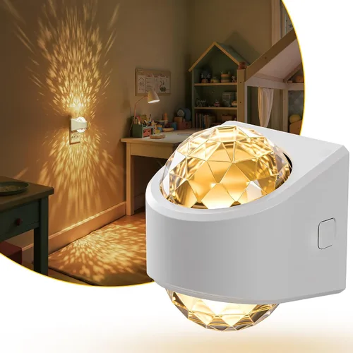 Vista 12 de L LOHAS LED - Luces nocturnas enchufables en la pared, luz nocturna con proyector y sensor de crepúsculo a amanecer, 1600K/3000K/5000K ajustable
