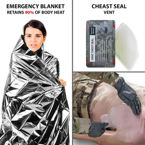 Vista 6 de ASA TECHMED Kit avanzado de trauma de emergencia con torniquete CAT GEN-7 - Kit de campo de primeros auxilios compacto y completo para respondedores