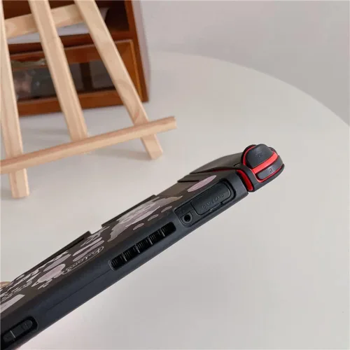 Vista 5 de ENIFLY Linda funda suave a prueba de golpes Kuromi acoplable compatible con Nintendo Switch OLED, carcasa duradera resistente a los arañazos