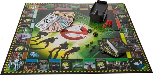 Vista 2 de Monopoly Juego de mesa Ghostbusters: 2-6 jugadores, mayores de 8 años