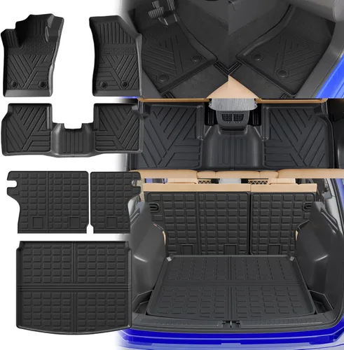 Vista 14 de Rongtaod Alfombrillas de Piso Compatibles con Honda CRV 2023 2024 2025 2026 Forro de Maletero Forro de Carga Alfombrilla de Carga Protector