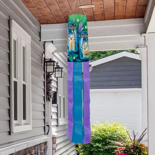 Vista 2 de Be A Light to The World Spring Windsock Inspirador 40" L Briarwood Lane