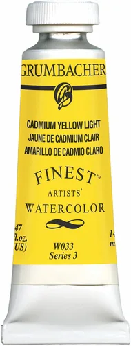 Vista 8 de Grumbacher Pintura de acuarela Finest, 0.5 fl oz/0.47 onzas, amarillo bismuto (W060)