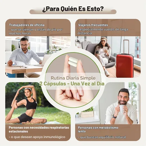 Vista 6 de Suplemento de drenaje linfático con NAC, 60 cápsulas
