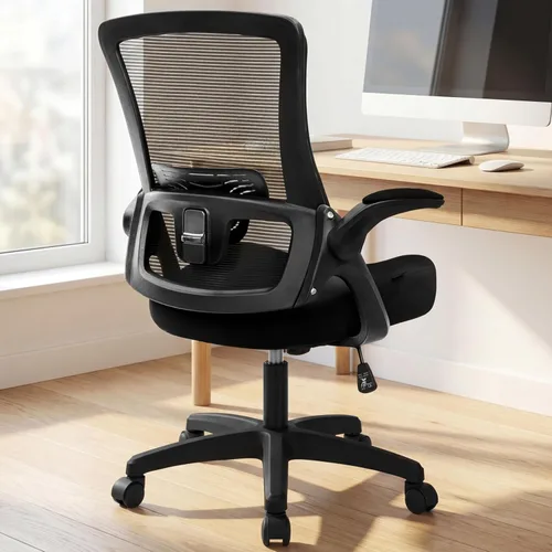 Vista 11 de NEO CHAIR Silla de escritorio para oficina y computadora de respaldo alto de malla, asiento para juegos ergonómico ajustable, cómodo