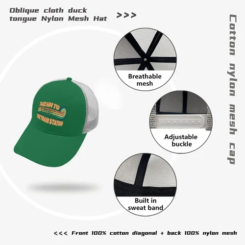 Vista 7 de devor Cap Take Him to The Train Station Dad Hats for Women Funny Cap Adjustable