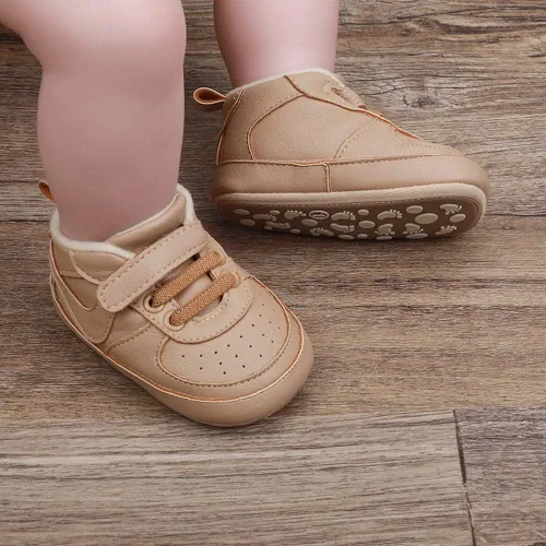 Vista 2 de Clowora Unsex - Zapatos de bebé para niños y niñas, tenis antideslizantes con suela de goma suave, zapatos ligeros