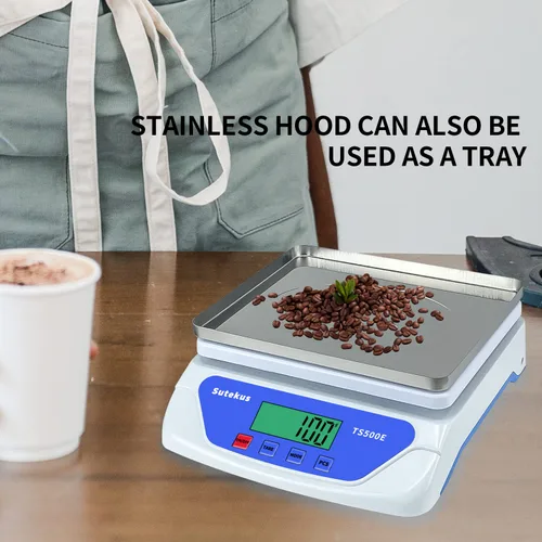 Vista 2 de Sutekus Báscula digital de 0.04 oz a 55 libras - Báscula de cocina precisa para cocina, hogar y postal