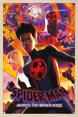 Vista 14 de Trends International Marvel Spider-Man: Across The Spider-Verse - Póster de pared de hoja del grupo uno, 22.4 pulgadas de largo x 14.7 pulgadas