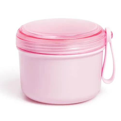 Vista 10 de Uouovo Taza de baño de dentadura grande sin fugas, estuche de retención de dentadura limpiadora, cuidado de limpieza completo para dentaduras Gris