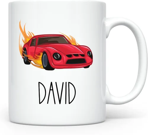 Vista 19 de Taza personalizada para niños y niños Taza personalizada de chocolate caliente, cacao, café y té Nombre personalizado regalo de cumpleaños