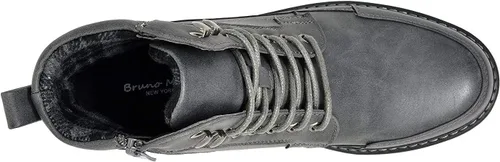 Vista 5 de Bruno Marc - Botas para hombre de combate estilo Oxford para motocicleta