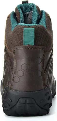 Vista 4 de XPETI Women's Quest Leather Waterproof Hiking Boots