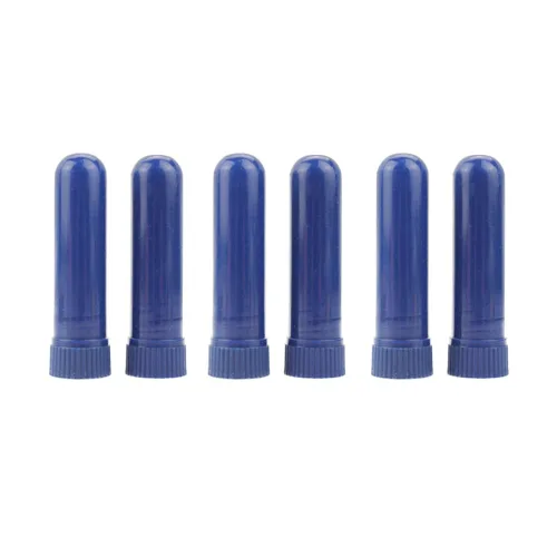 Vista 11 de Tubos inhaladores nasales de aceite esencial, tubos inhaladores nasales de plástico vacíos recargables para bricolaje, 50 unidades, color negro